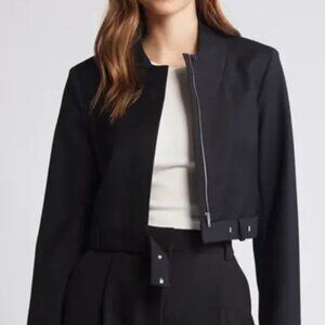 COS Deconstructed Tailored Jacket, Size 10, Black